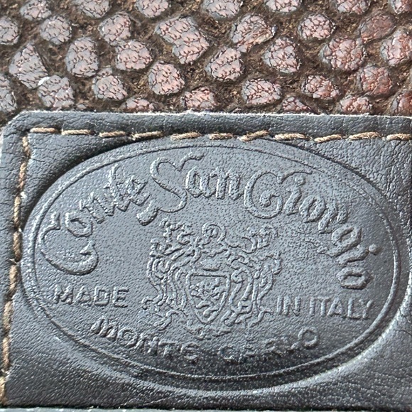 Vintage Conte San Giorgio Monte Carlo Wallet NWOT - Picture 2 of 16